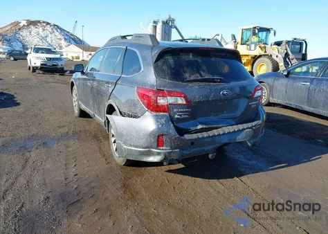 2015 Subaru Outback 3.6R Limited z USA, uszkodzony, nr VIN 4S4BSENC8F3346772